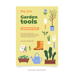 Big sale garden tools banner