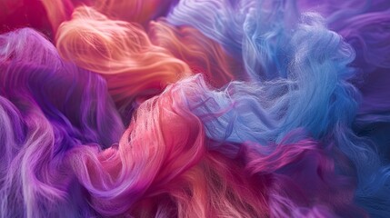 Unicorn wool background, close up texture, colored texture background - obrazy, fototapety, plakaty
