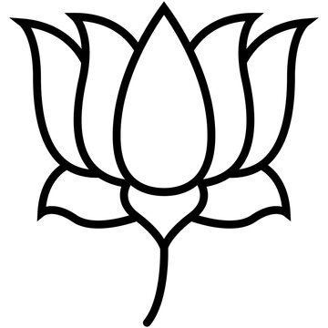 Bhartiya Janta Party BJP Lotus Symbol 