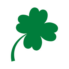 A clover on white background