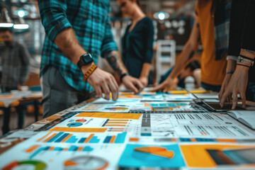 Casual Office Meeting for Data Analytics