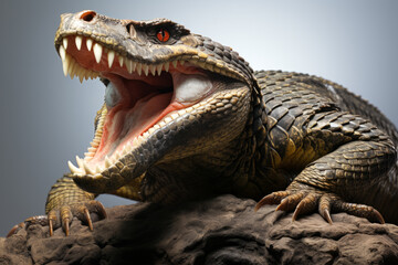 Fototapeta premium Close Up of Scary Dragon