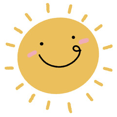 sun cartoon character
