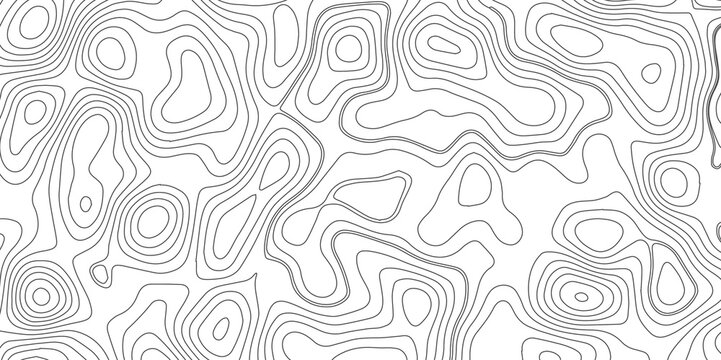 Abstract topographic background. Blank topographic contour map subtle. White vector background design. wavy paper curved relief background. Geographic contour map. Vintage style design.