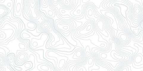 Abstract topographic background. Blank topographic contour map subtle. White vector background design. wavy paper curved relief background. Geographic contour map. Vintage style design. - obrazy, fototapety, plakaty