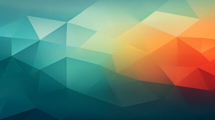 Obraz premium Chilly Dawn Abstract Geometric Gradient