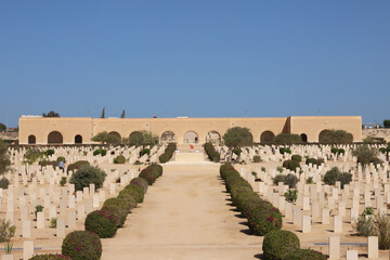  Commonwealth Military War Cemetery at El-Alamein, North Coast of Egypt North Africa