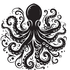 Octopus Silhouette, Marine Creature
