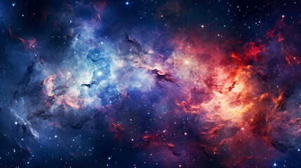 A captivating glimpse of the universe, showcasing the Milky Way galaxy with stars and space dust, portrayed in a long-exposure photograph with a textured grain finish