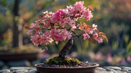 Small Tree With Pink Flowers