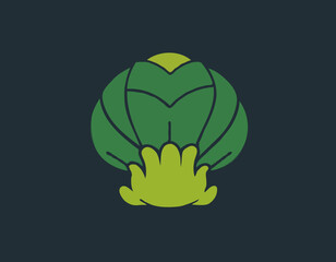 Brussels sprouts vector

