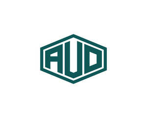 Fototapeta premium AUO logo design vector template