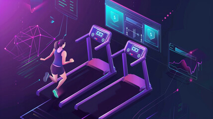 Implementing blockchain technology to create a decentralized fitness marketplace where users can buy and sell workout programs, equipment, and services related to treadmills.