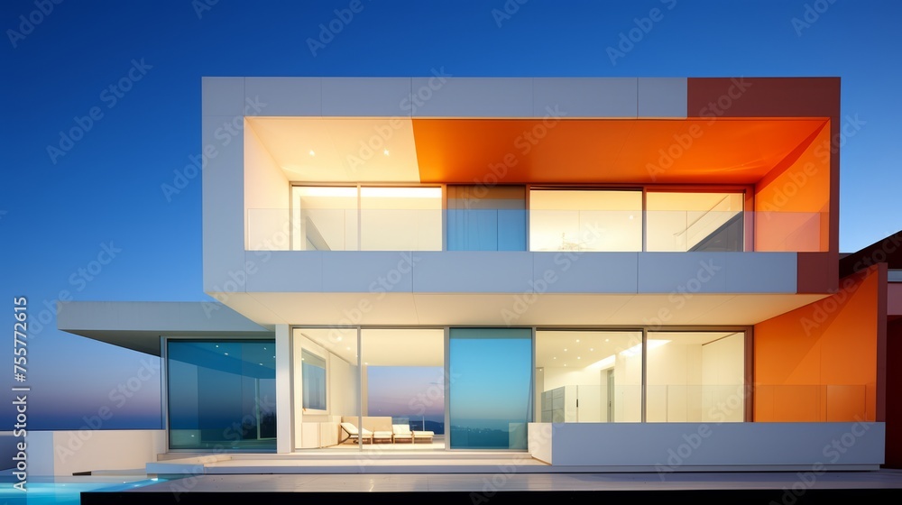 Poster tritone architecture highlighting design