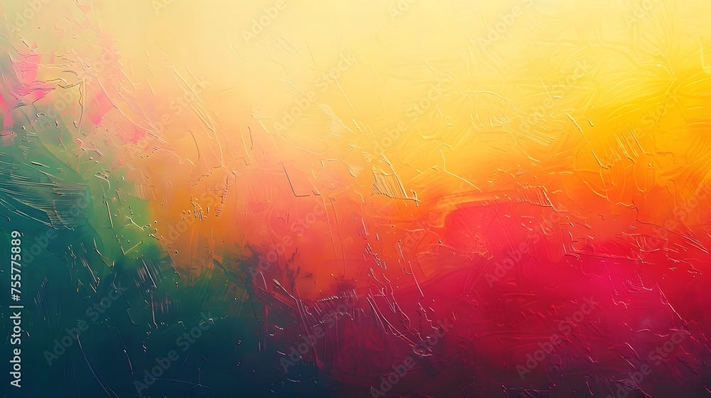 Wall mural abstract gradient harmonious colors background