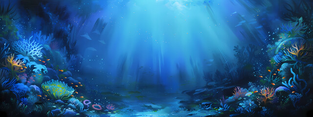 Luminous Depths: The Enchanted Underwater Realm