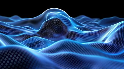 Computer Generated Blue Wave