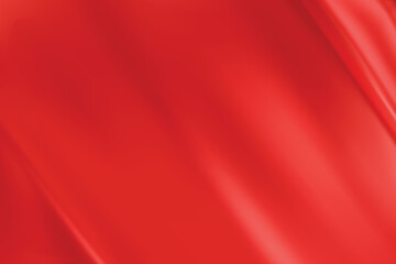 Abstract dark red gradient background. Minimalistic subtle wavy silk texture. 3D vector illustration.