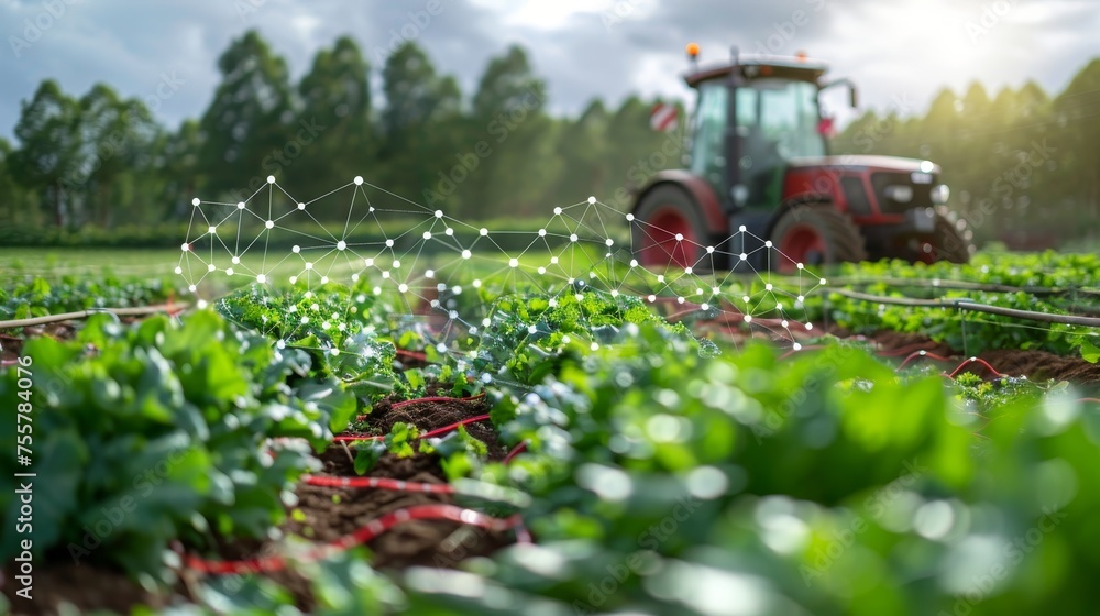Poster a high-tech smart farm utilizing iot sensor and 5g connectivity