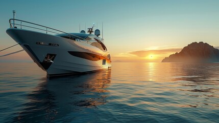 A luxury yacht serving as a unique venue for a high-profile business and finance conference