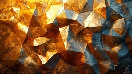 3D Realism: Polygonal Texture Background for Stylish Visual Concept