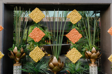 Original wedding floral decoration