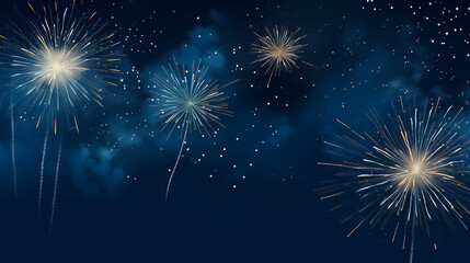 Fireworks background for celebration, holiday celebration concept