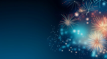 Fireworks background for celebration, holiday celebration concept