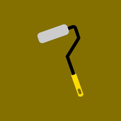 Vector graphic of Paint Roller Icon illustration. This vector is perfect for templates, banners, covers, decorations, backgrounds, advertising and business etc.