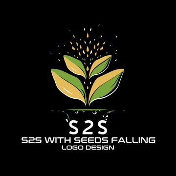 S2S With Seeds Falling Logo Design