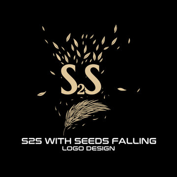 S2S With Seeds Falling Logo Design