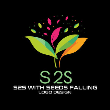 S2S With Seeds Falling Logo Design
