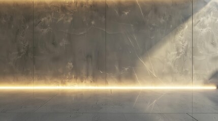 Abstract Sunlight Through Textured Glass Wall in Minimalist Setting