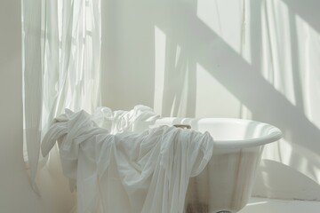 washing up of clothes concept,aesthetic view