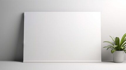 Obraz premium Contemporary white surface for presentations