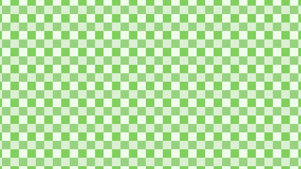 Seamless checkered design in shades of green, ideal for St. Patrick's Day themed backgrounds, wallpapers, or festive design elements with a traditional Irish color palette.