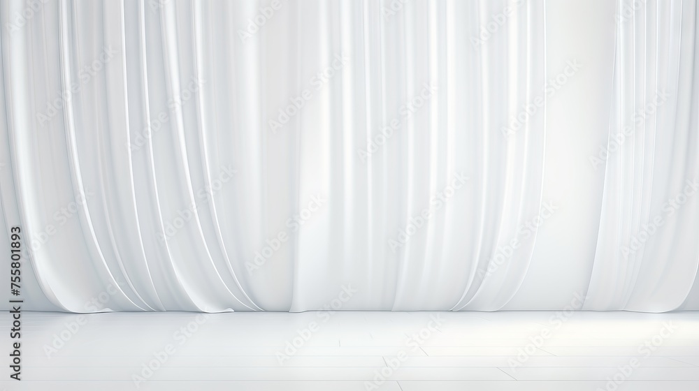 Poster white abstract backdrop with soft lighting