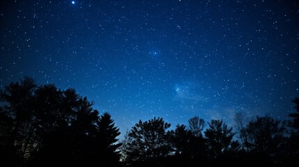 A night sky with stars barely visible due to intense light pollution