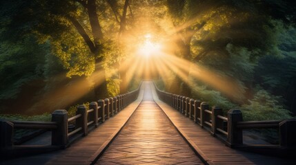 A success path with a bridge to brighter days