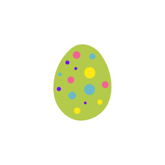 easter eggs flat design