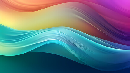 Abstract wavy lines, interesting abstract background and bokeh