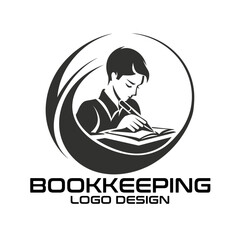 Bookkeeping Vector Logo Design