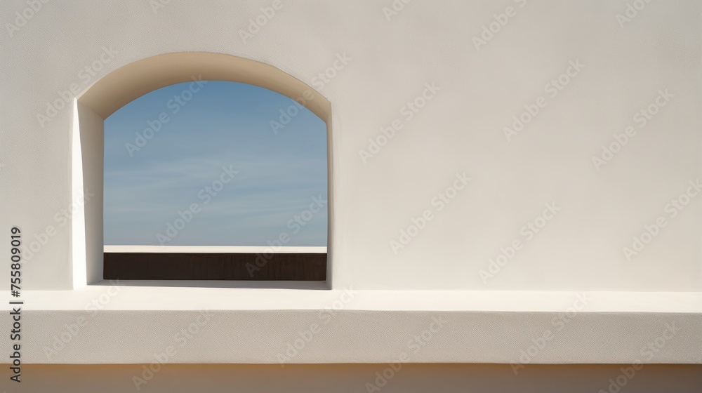 Poster an undefined, architectural detail in a minimalist style