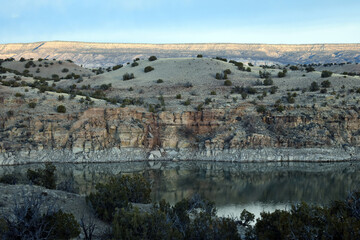 Fototapeta premium Landscape at Abiquiu Dam