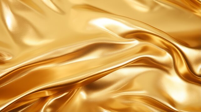 Glittering gold texture with rich metallic reflections - Powered by Adobe