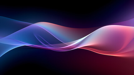 Abstract wavy lines, interesting abstract background and bokeh