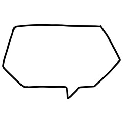 Playful Doodles: Speech Bubble Clipart Set