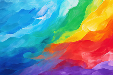 abstract watercolor rainbow background