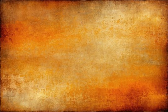 Grunge abstract, old paper texture, copper and orange hues, showcasing layers of translucency, capturing the essence of vintage ephemera, stock photo, with a focus on the interplay of color, texture