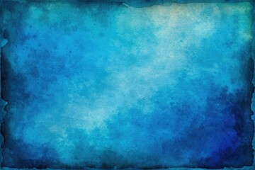 Grunge-style abstract background, old paper texture, varying degrees of translucency, layers of blue and sapphire tones, resembling aged parchment with a contemporary twist, optical depth, texture - obrazy, fototapety, plakaty